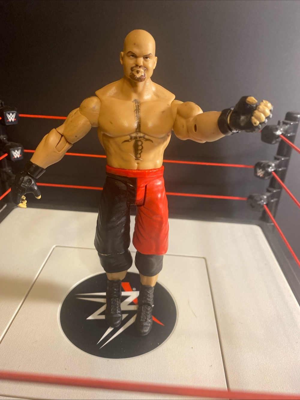 Brock Lesner Body‎ Hornswoggle WWE 2012 Mattel Basic Series 25 Custom Figure